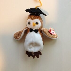Ty beanie babies vintage Wisest Owl Class Of 2000